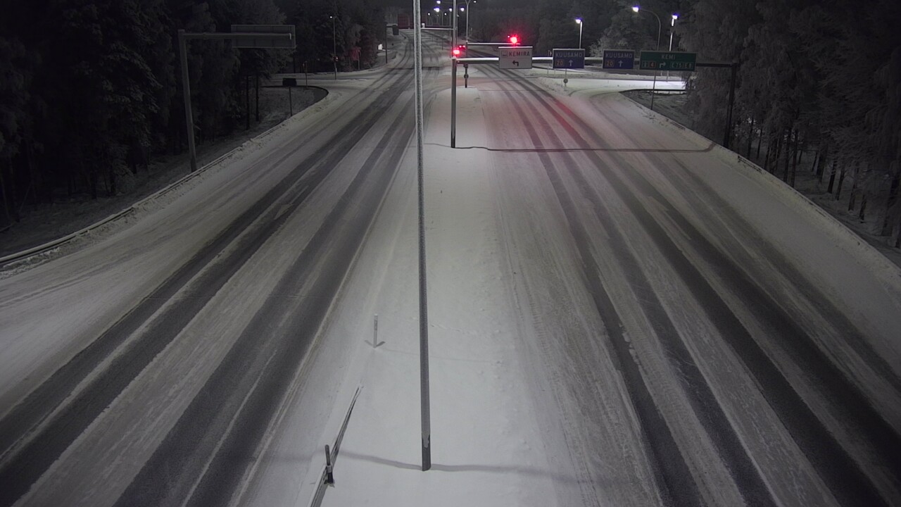 Weather Camera Image Road 4 Oulu, Laanila, Oulu, Pohjois-Pohjanmaa