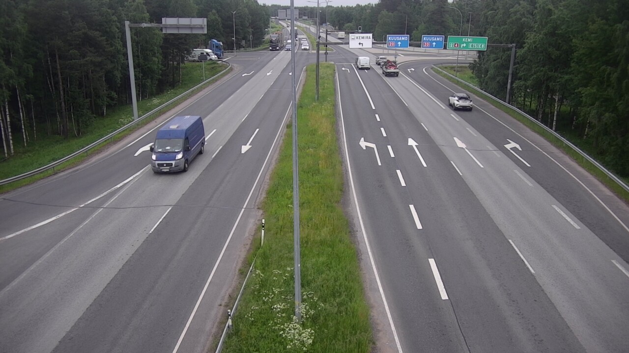 Kelikamerat Kuva Tie 4 Oulu, Laanila, Oulu, Pohjois-Pohjanmaa