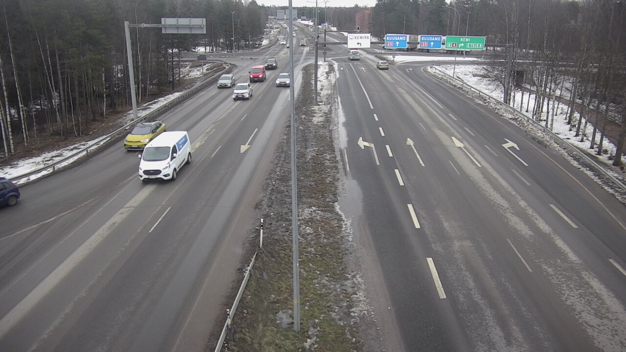 Weather Camera Image Road 4 Oulu, Laanila, Oulu, Pohjois-Pohjanmaa