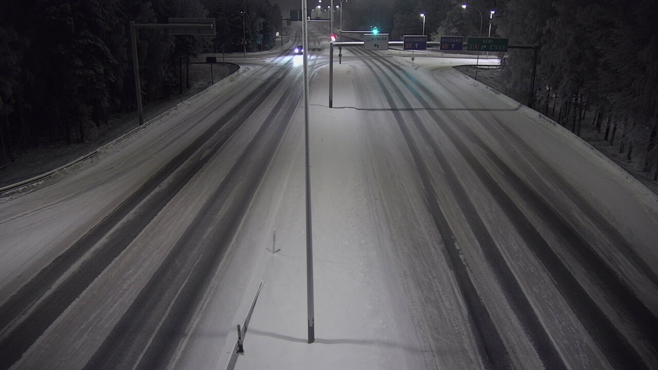 Weather Camera Image Road 4 Oulu, Laanila, Oulu, Pohjois-Pohjanmaa