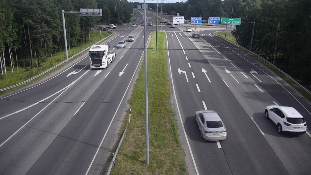 Kelikamerat Kuva Tie 4 Oulu, Laanila, Oulu, Pohjois-Pohjanmaa