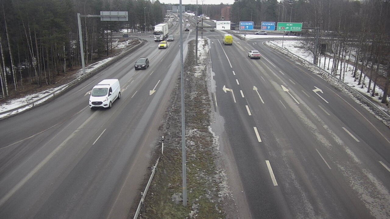 Weather Camera Image Road 4 Oulu, Laanila, Oulu, Pohjois-Pohjanmaa