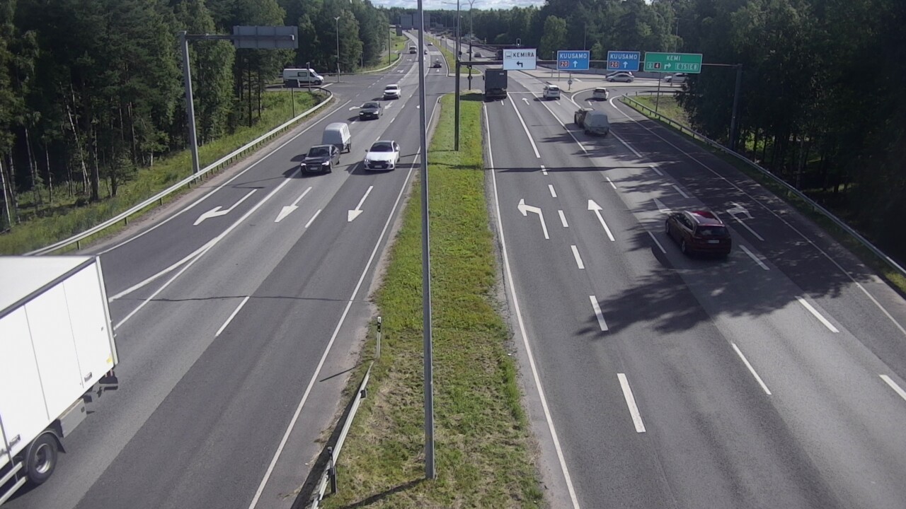 Kelikamerat Kuva Tie 4 Oulu, Laanila, Oulu, Pohjois-Pohjanmaa