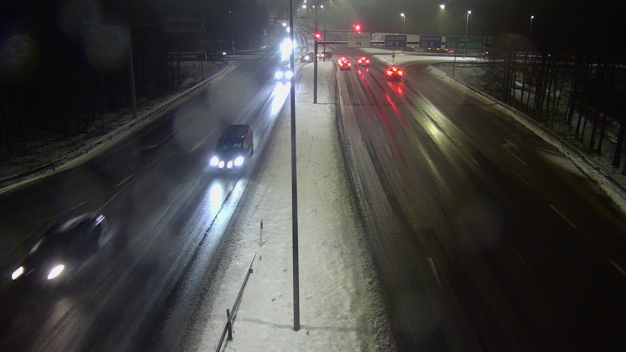 Weather Camera Image Väg 4 Uleåborg, Laanila, Oulu, Pohjois-Pohjanmaa