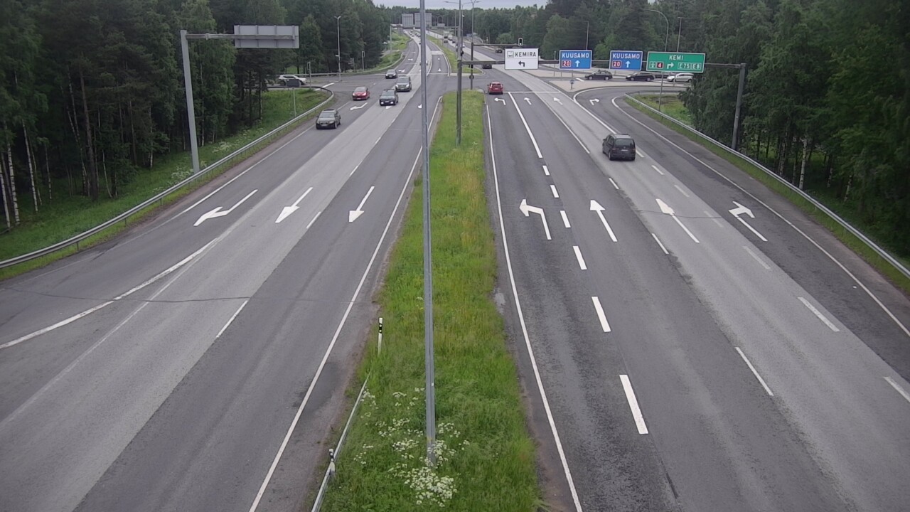 Weather Camera Image Road 4 Oulu, Laanila, Oulu, Pohjois-Pohjanmaa