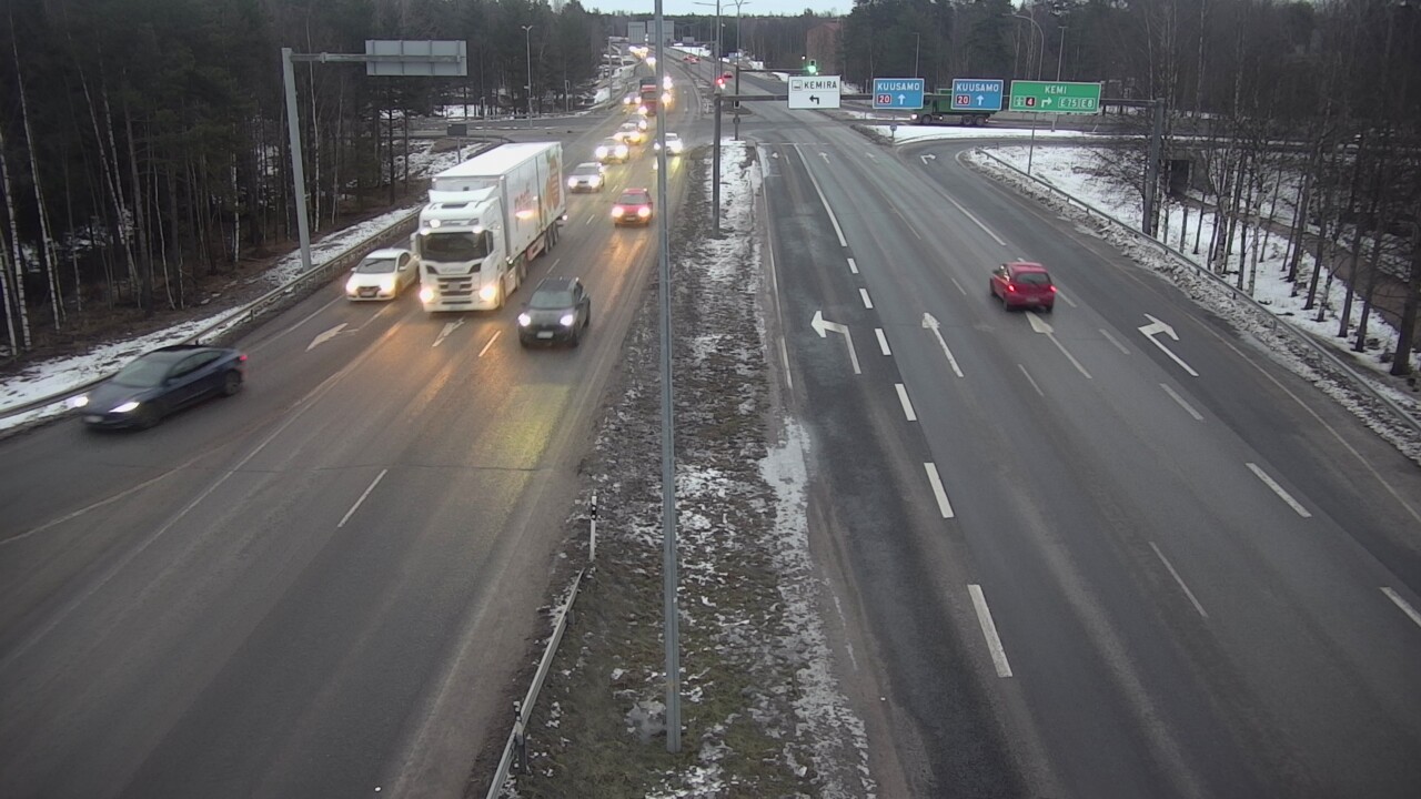 Kelikamerat Kuva Tie 4 Oulu, Laanila, Oulu, Pohjois-Pohjanmaa