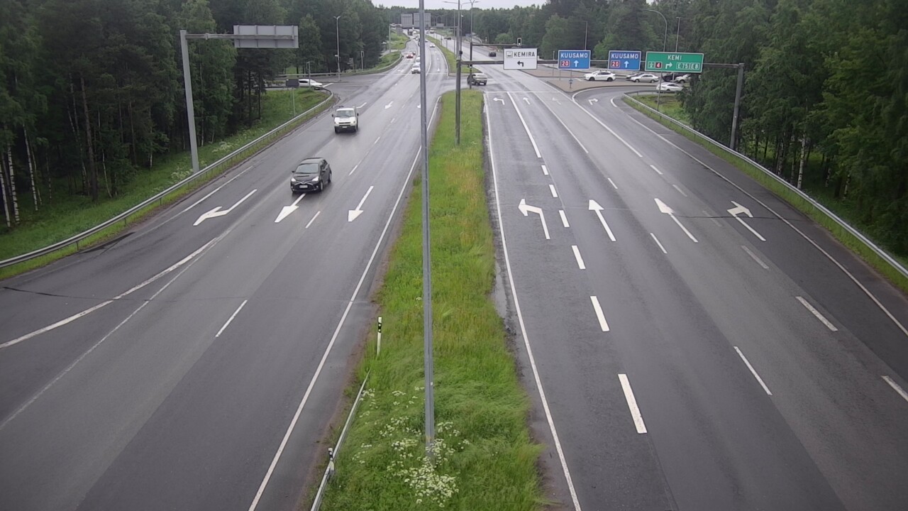 Weather Camera Image Road 4 Oulu, Laanila, Oulu, Pohjois-Pohjanmaa