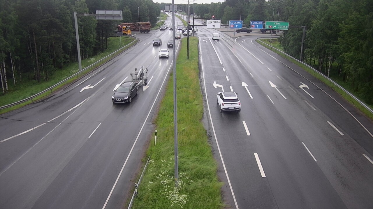 Weather Camera Image Road 4 Oulu, Laanila, Oulu, Pohjois-Pohjanmaa