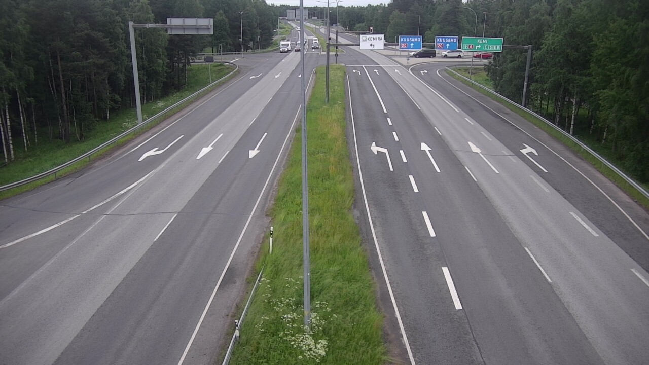 Weather Camera Image Road 4 Oulu, Laanila, Oulu, Pohjois-Pohjanmaa