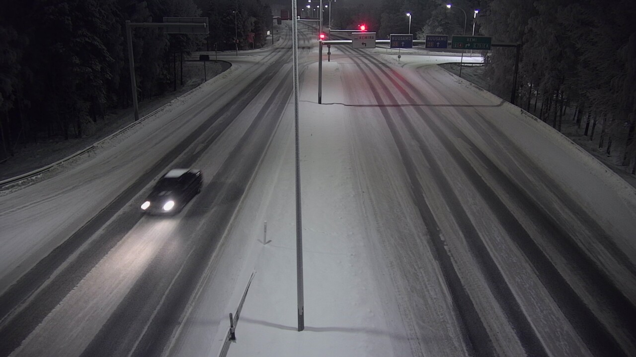 Weather Camera Image Road 4 Oulu, Laanila, Oulu, Pohjois-Pohjanmaa