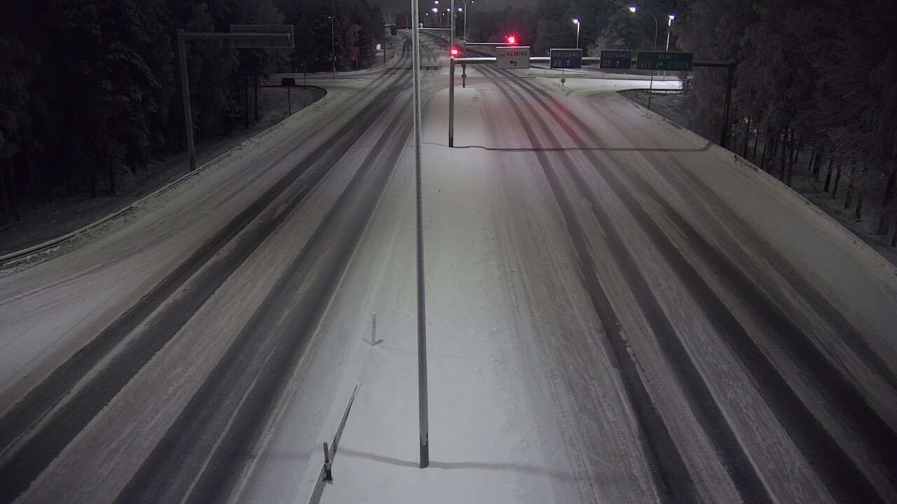 Weather Camera Image Road 4 Oulu, Laanila, Oulu, Pohjois-Pohjanmaa