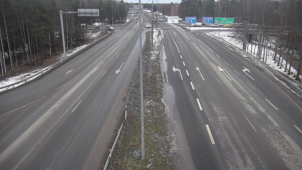 Weather Camera Image Road 4 Oulu, Laanila, Oulu, Pohjois-Pohjanmaa