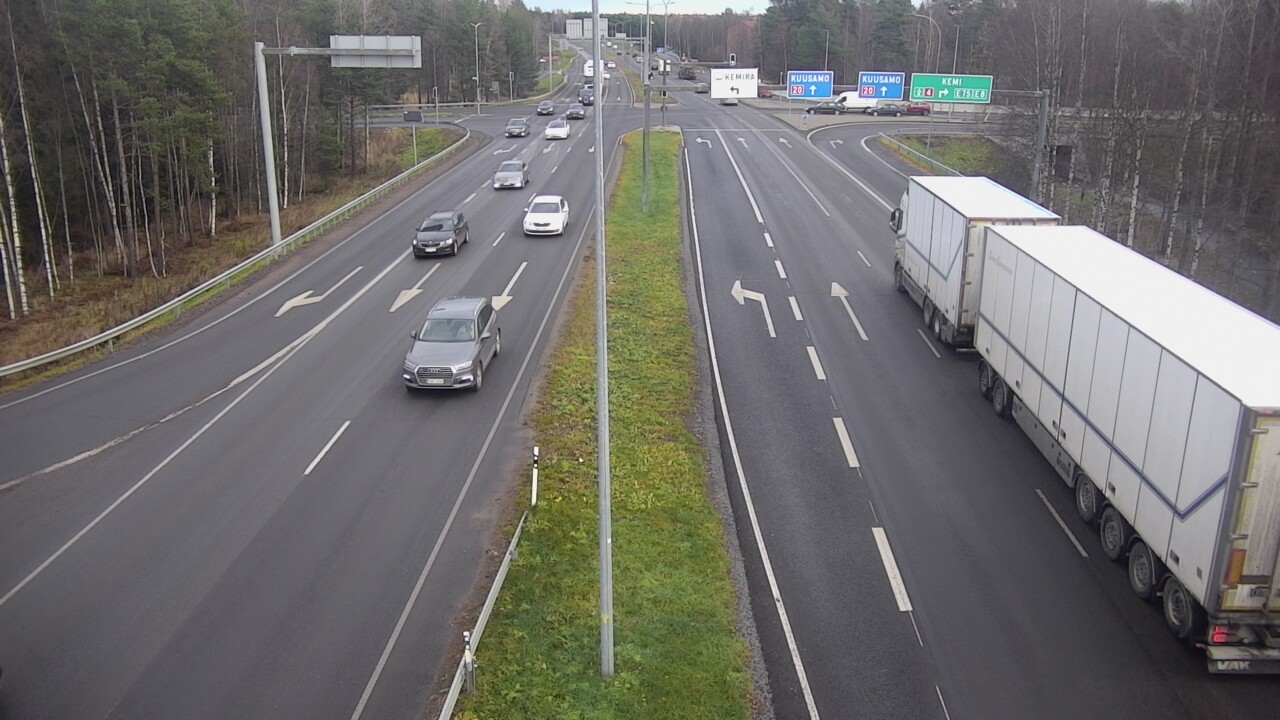 Kelikamerat Kuva Tie 4 Oulu, Laanila, Oulu, Pohjois-Pohjanmaa