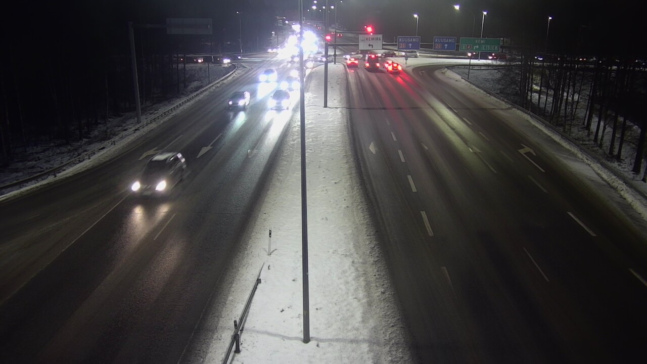 Weather Camera Image Road 4 Oulu, Laanila, Oulu, Pohjois-Pohjanmaa