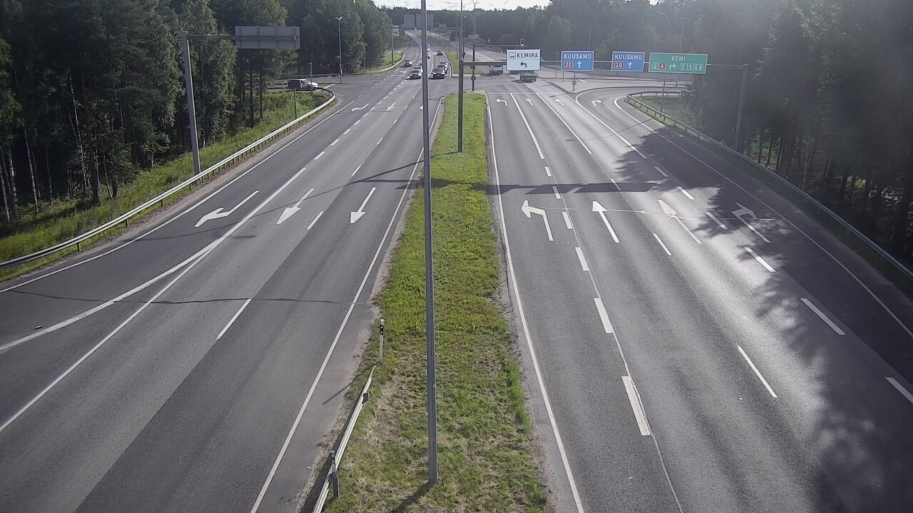 Weather Camera Image Road 4 Oulu, Laanila, Oulu, Pohjois-Pohjanmaa
