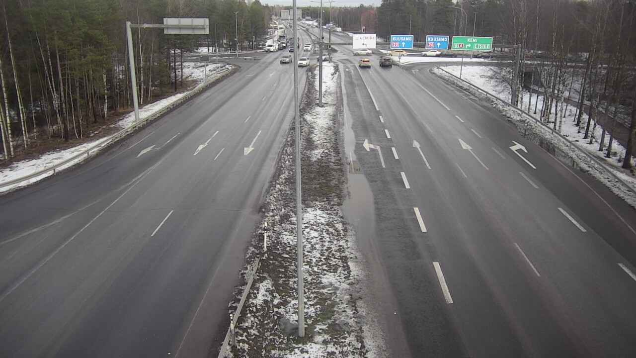 Kelikamerat Kuva Tie 4 Oulu, Laanila, Oulu, Pohjois-Pohjanmaa