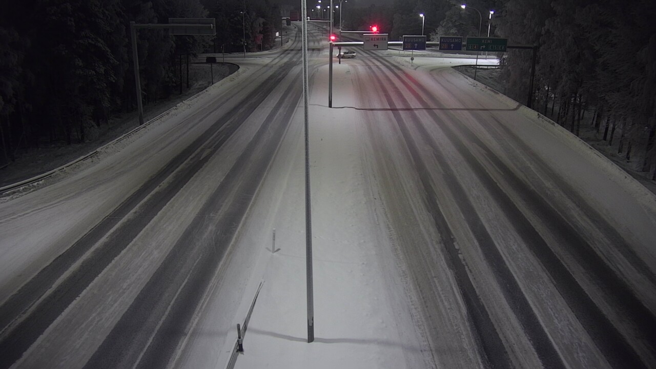 Weather Camera Image Road 4 Oulu, Laanila, Oulu, Pohjois-Pohjanmaa