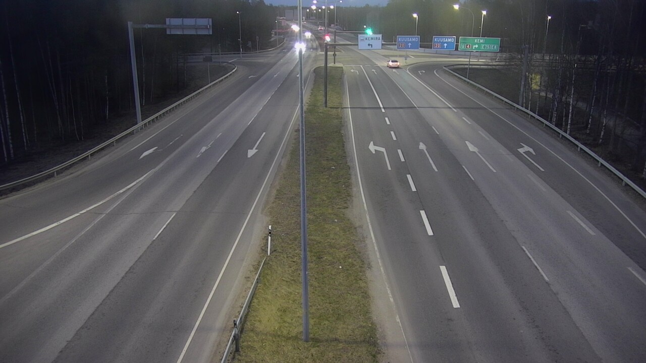 Weather Camera Image Road 4 Oulu, Laanila, Oulu, Pohjois-Pohjanmaa