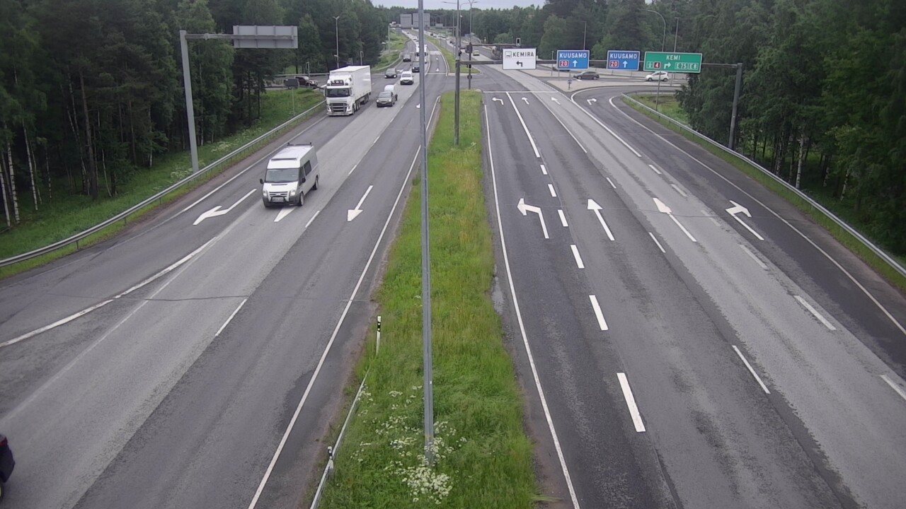 Weather Camera Image Road 4 Oulu, Laanila, Oulu, Pohjois-Pohjanmaa
