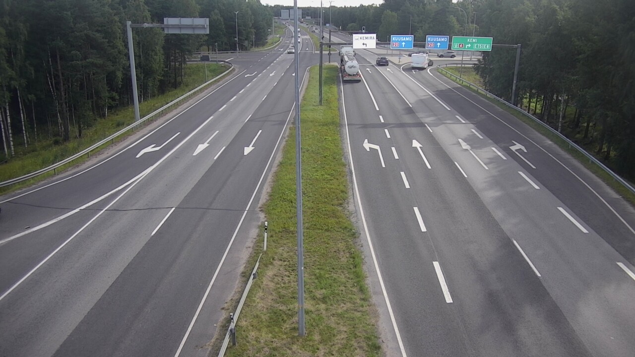 Weather Camera Image Road 4 Oulu, Laanila, Oulu, Pohjois-Pohjanmaa
