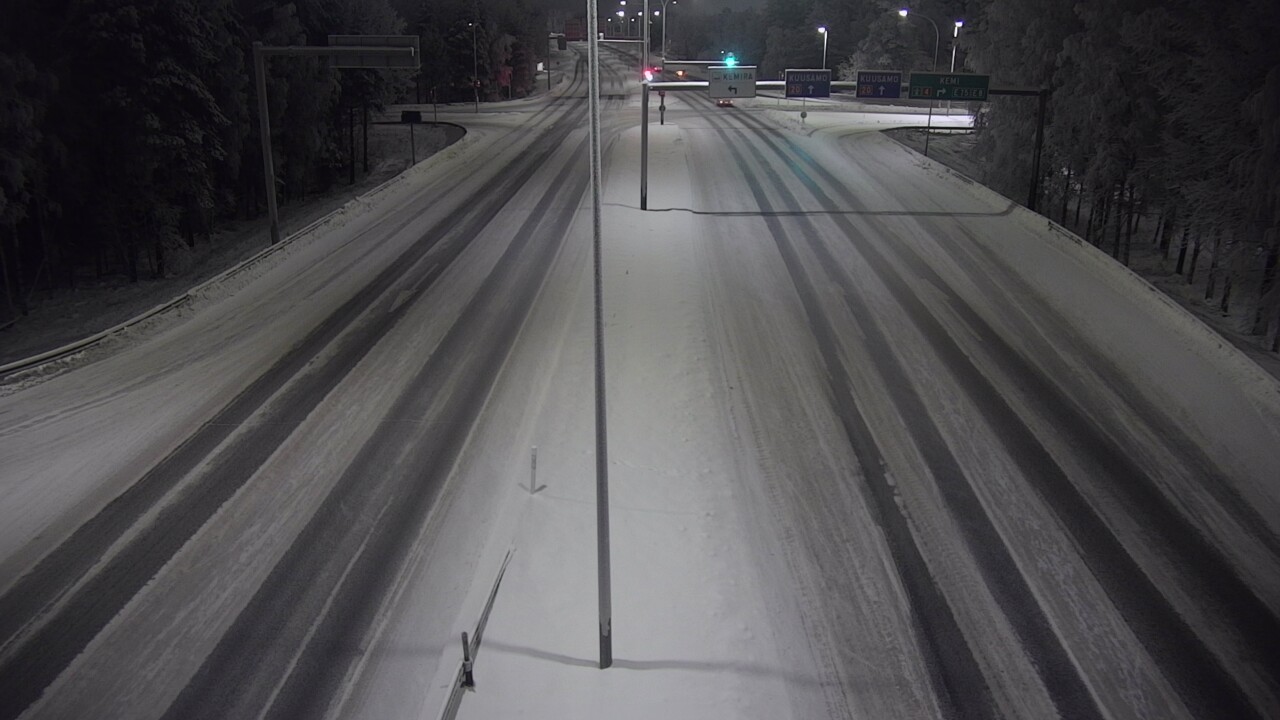 Weather Camera Image Road 4 Oulu, Laanila, Oulu, Pohjois-Pohjanmaa