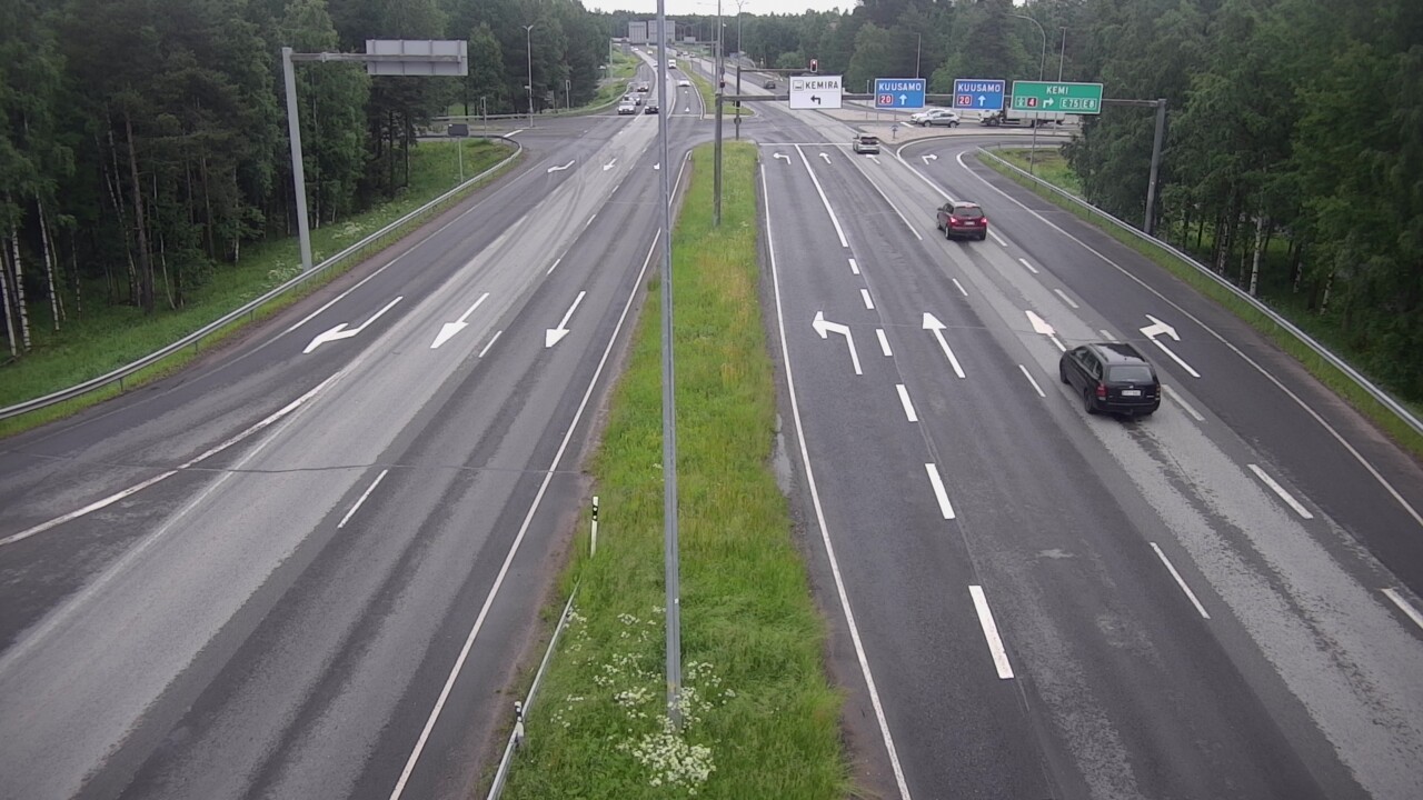 Weather Camera Image Road 4 Oulu, Laanila, Oulu, Pohjois-Pohjanmaa