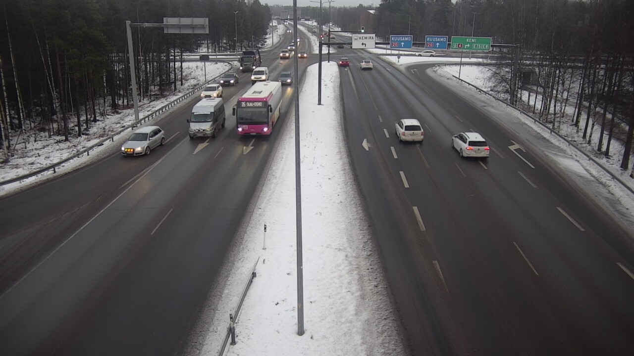 Weather Camera Image Väg 4 Uleåborg, Laanila, Oulu, Pohjois-Pohjanmaa