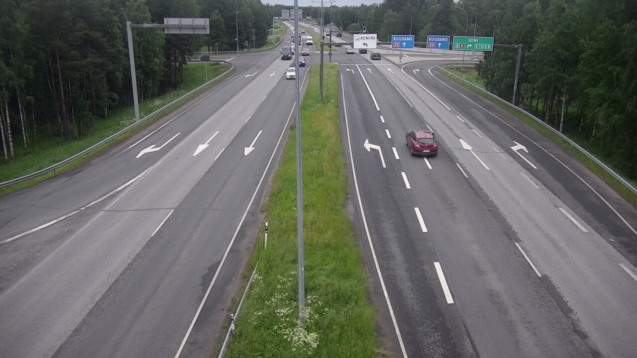 Weather Camera Image Road 4 Oulu, Laanila, Oulu, Pohjois-Pohjanmaa