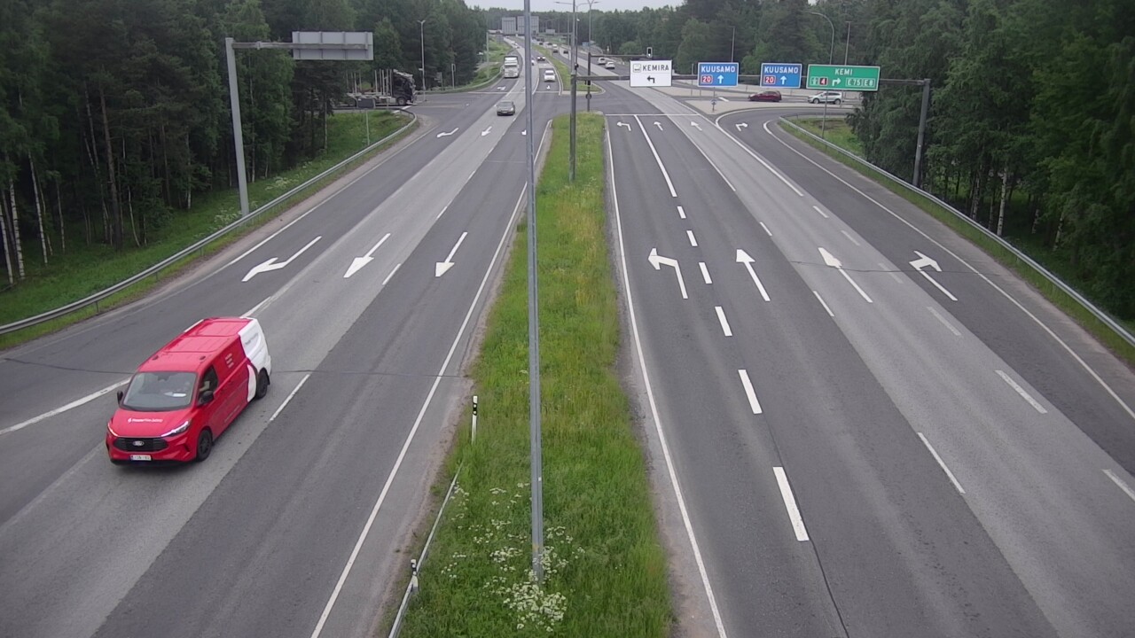 Kelikamerat Kuva Tie 4 Oulu, Laanila, Oulu, Pohjois-Pohjanmaa