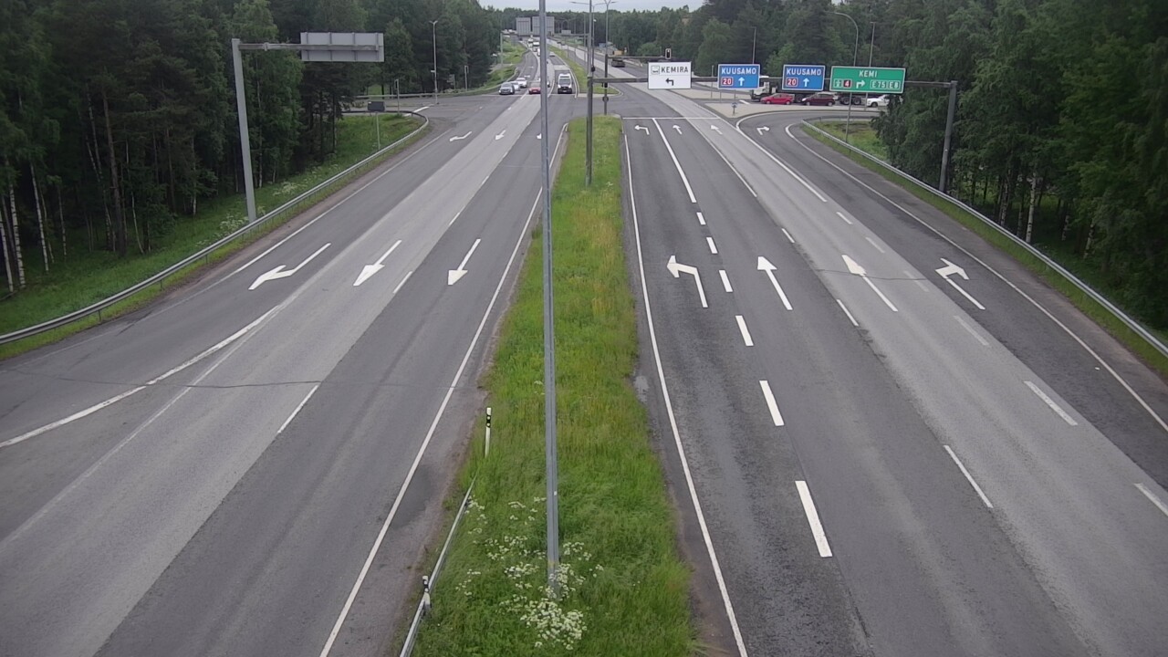 Weather Camera Image Road 4 Oulu, Laanila, Oulu, Pohjois-Pohjanmaa