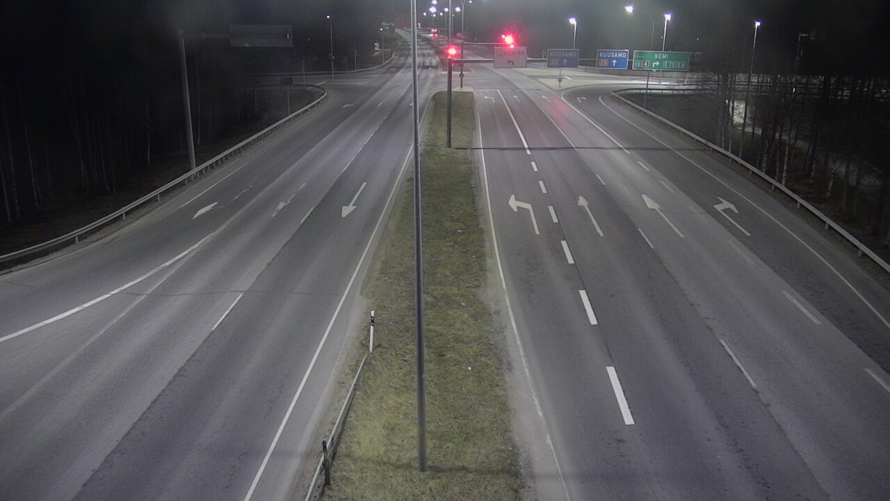 Weather Camera Image Väg 4 Uleåborg, Laanila, Oulu, Pohjois-Pohjanmaa