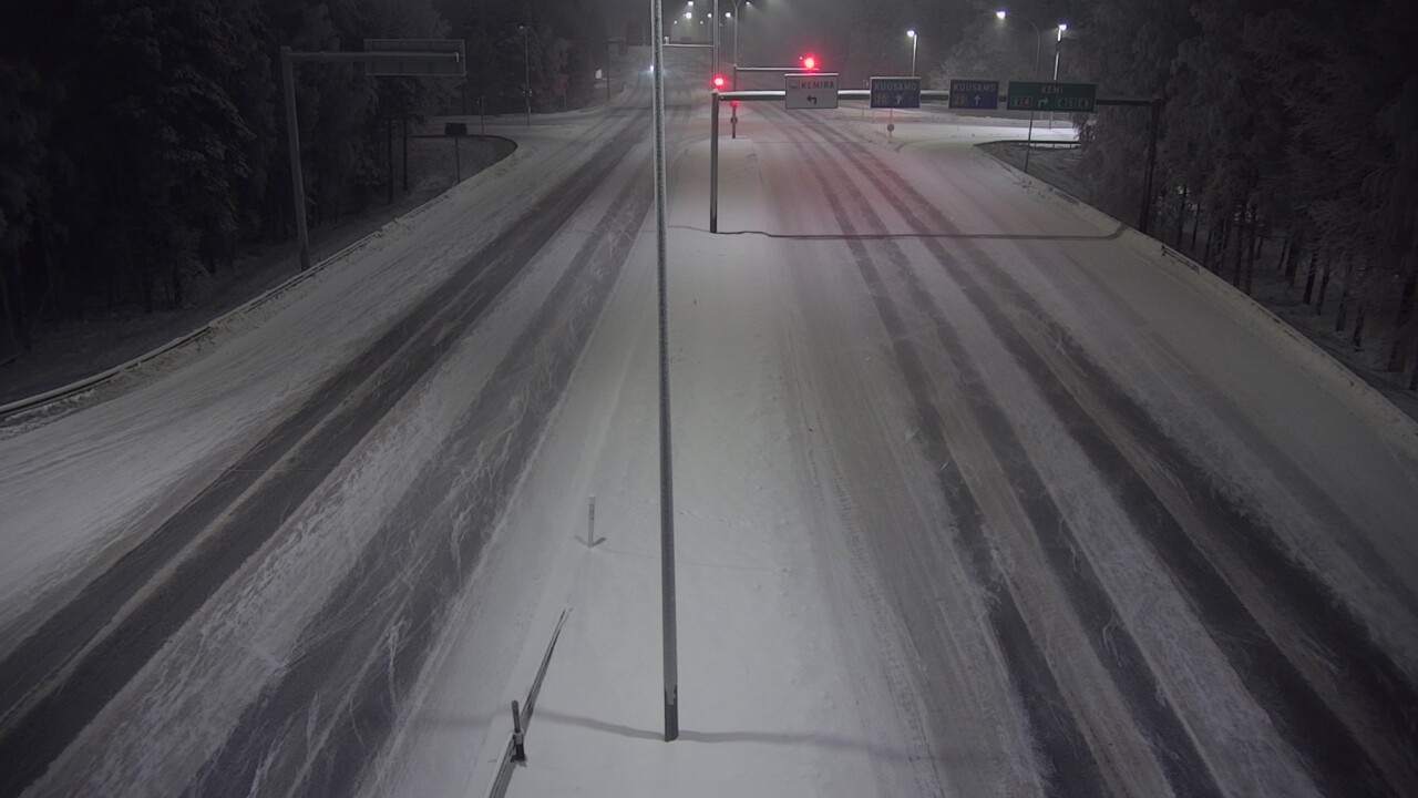 Weather Camera Image Road 4 Oulu, Laanila, Oulu, Pohjois-Pohjanmaa