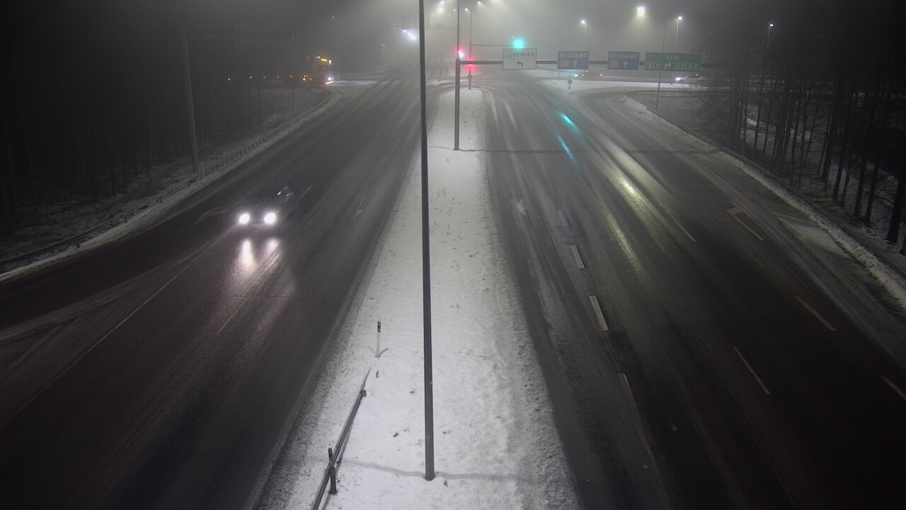 Weather Camera Image Väg 4 Uleåborg, Laanila, Oulu, Pohjois-Pohjanmaa