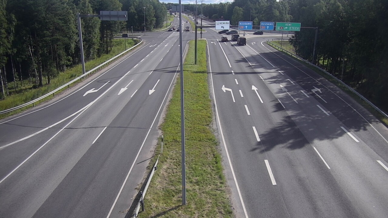 Weather Camera Image Road 4 Oulu, Laanila, Oulu, Pohjois-Pohjanmaa