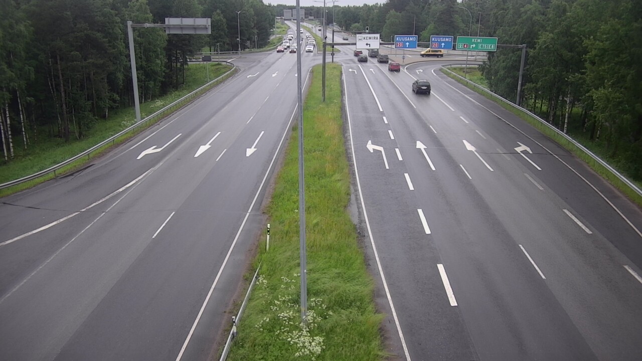 Weather Camera Image Road 4 Oulu, Laanila, Oulu, Pohjois-Pohjanmaa