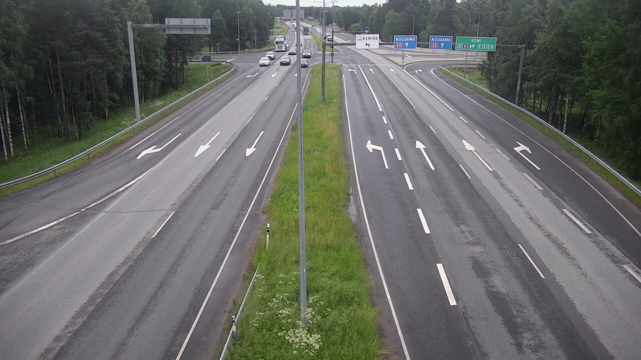Weather Camera Image Road 4 Oulu, Laanila, Oulu, Pohjois-Pohjanmaa