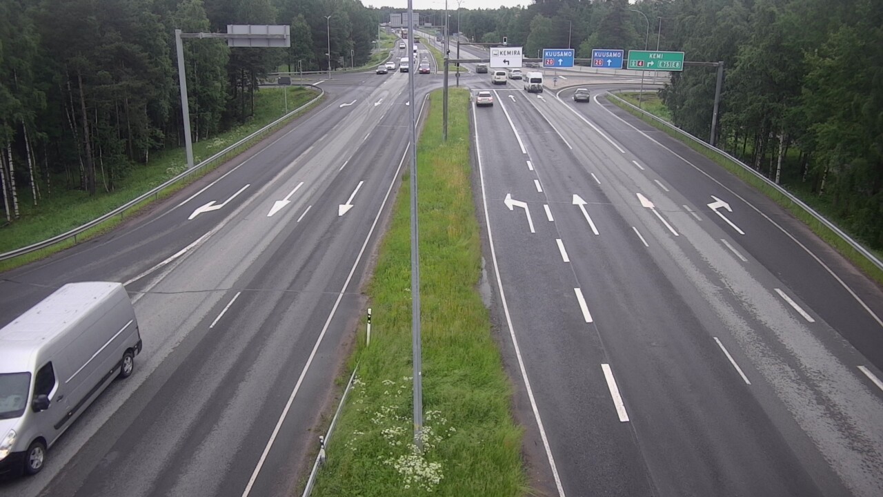 Weather Camera Image Road 4 Oulu, Laanila, Oulu, Pohjois-Pohjanmaa