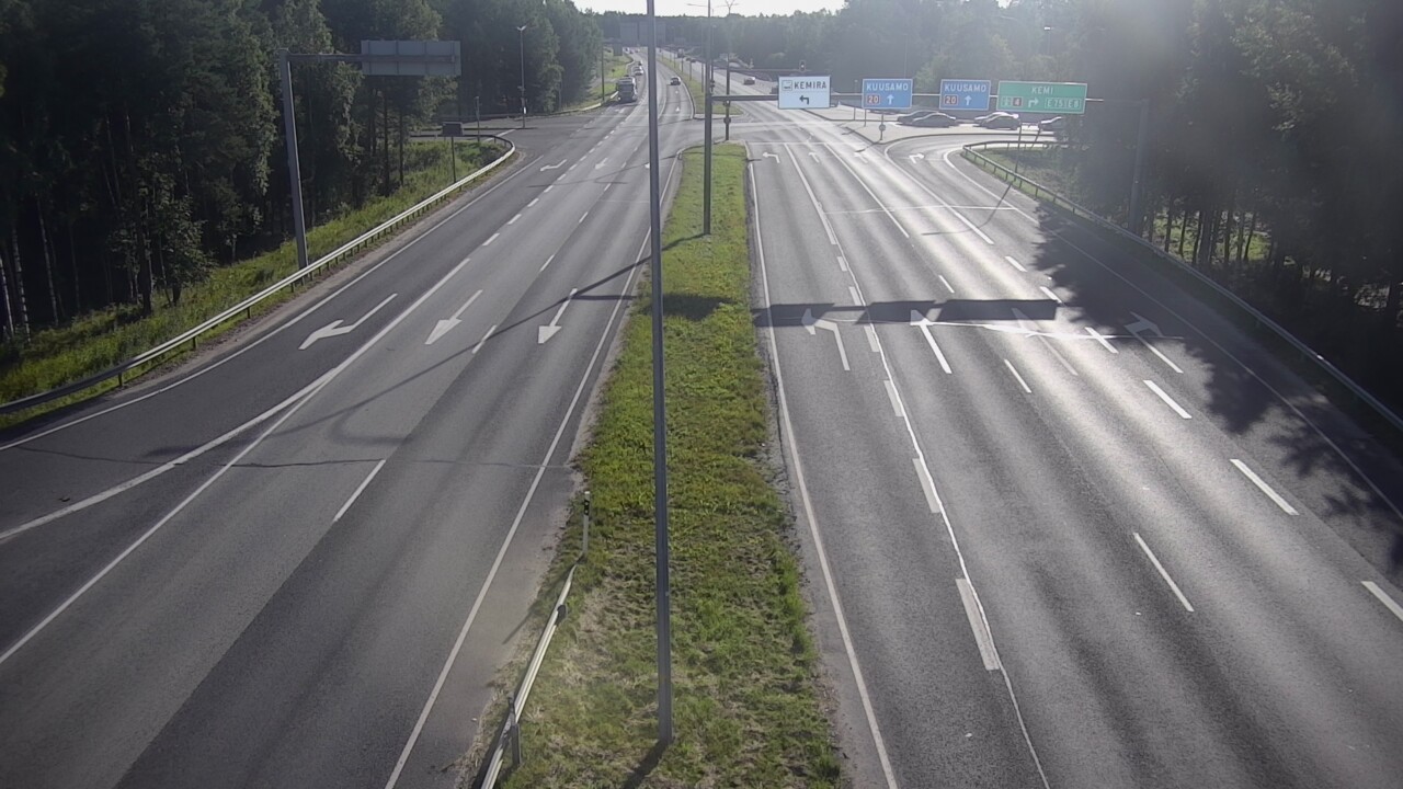 Weather Camera Image Road 4 Oulu, Laanila, Oulu, Pohjois-Pohjanmaa