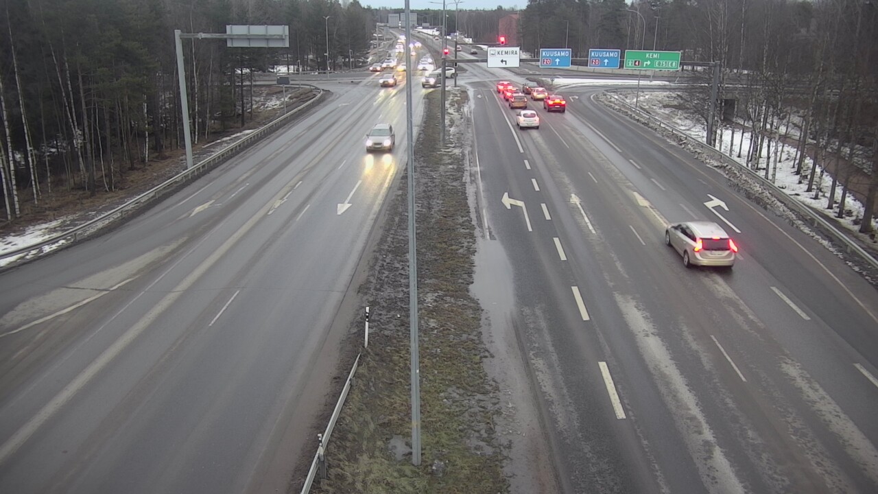 Weather Camera Image Väg 4 Uleåborg, Laanila, Oulu, Pohjois-Pohjanmaa