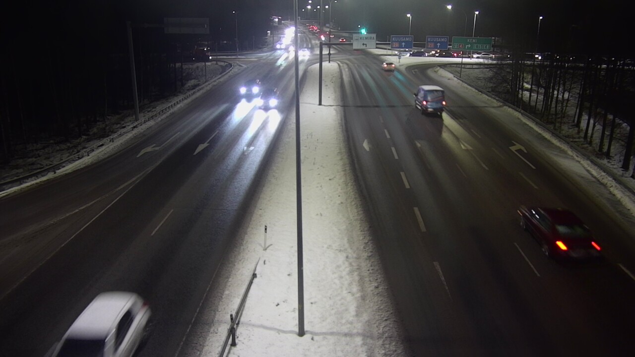 Weather Camera Image Road 4 Oulu, Laanila, Oulu, Pohjois-Pohjanmaa