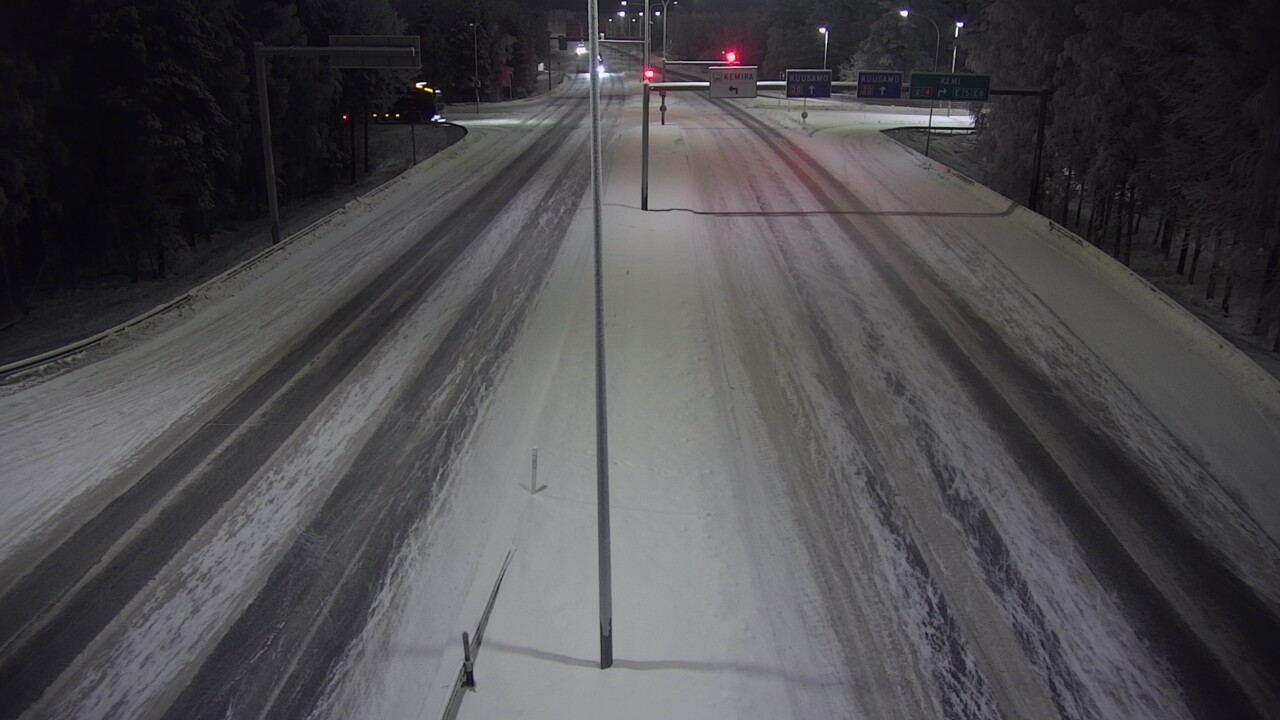 Weather Camera Image Road 4 Oulu, Laanila, Oulu, Pohjois-Pohjanmaa