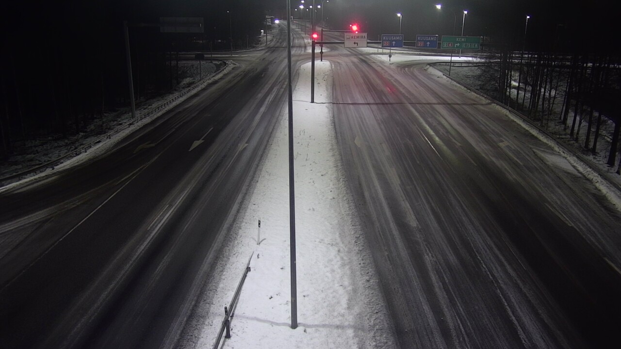 Weather Camera Image Väg 4 Uleåborg, Laanila, Oulu, Pohjois-Pohjanmaa