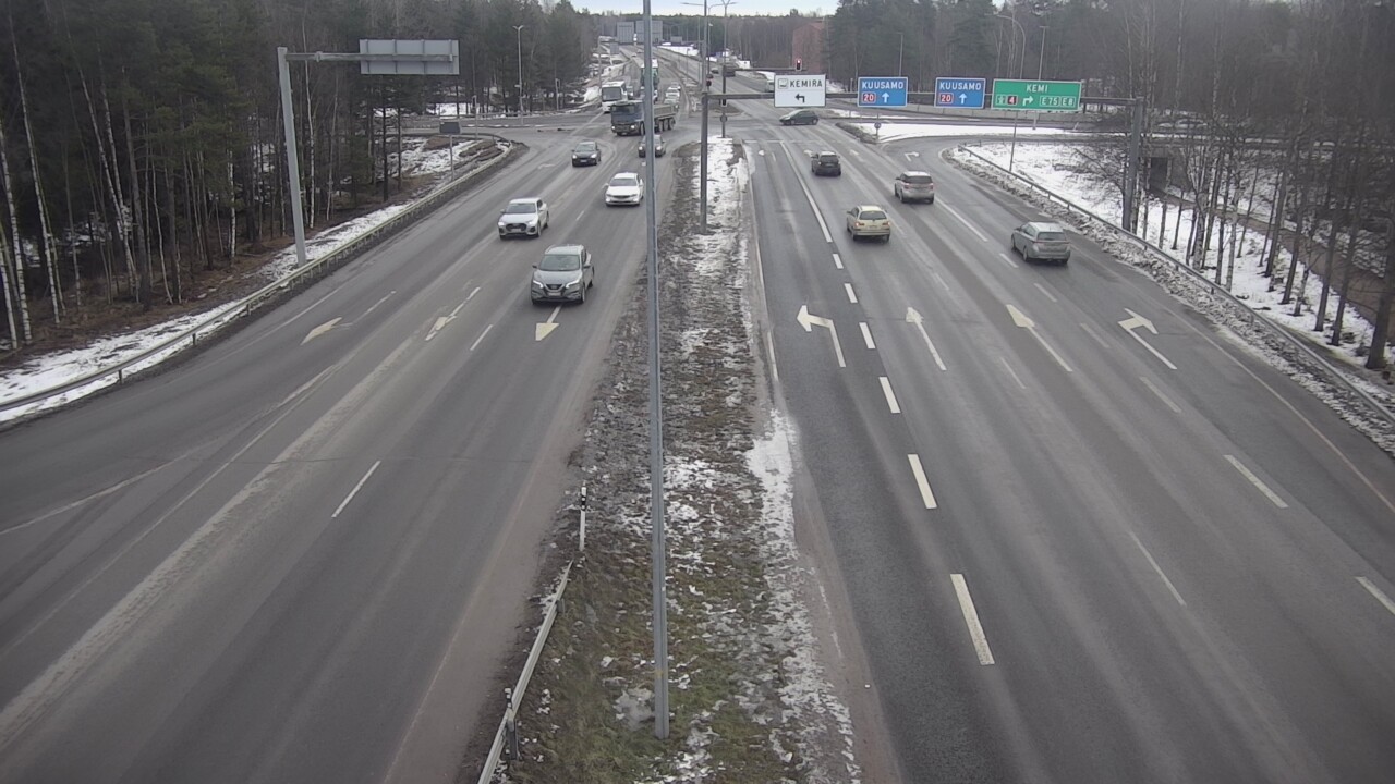 Weather Camera Image Road 4 Oulu, Laanila, Oulu, Pohjois-Pohjanmaa