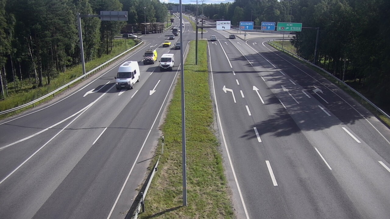 Weather Camera Image Road 4 Oulu, Laanila, Oulu, Pohjois-Pohjanmaa