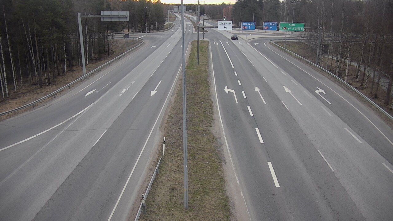 Kelikamerat Kuva Tie 4 Oulu, Laanila, Oulu, Pohjois-Pohjanmaa