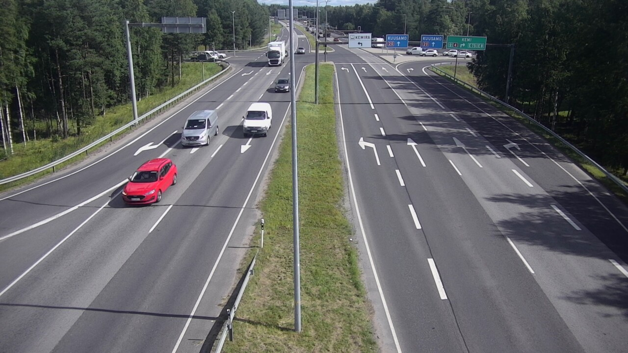 Kelikamerat Kuva Tie 4 Oulu, Laanila, Oulu, Pohjois-Pohjanmaa