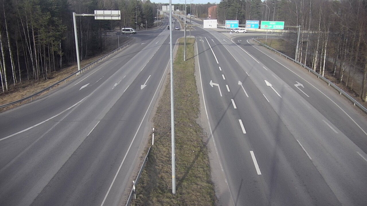 Weather Camera Image Väg 4 Uleåborg, Laanila, Oulu, Pohjois-Pohjanmaa
