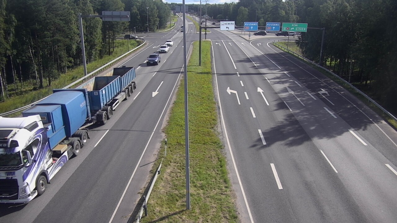 Weather Camera Image Road 4 Oulu, Laanila, Oulu, Pohjois-Pohjanmaa