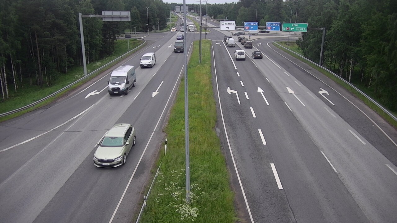 Weather Camera Image Road 4 Oulu, Laanila, Oulu, Pohjois-Pohjanmaa