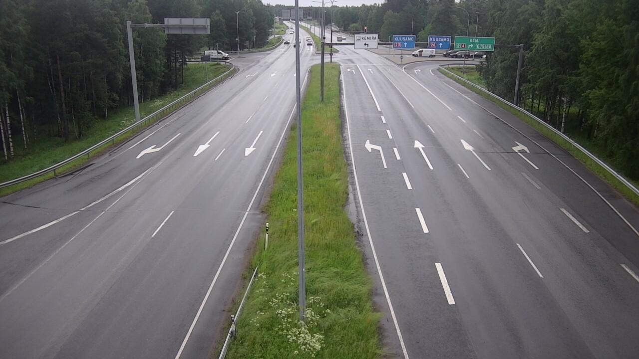 Weather Camera Image Road 4 Oulu, Laanila, Oulu, Pohjois-Pohjanmaa